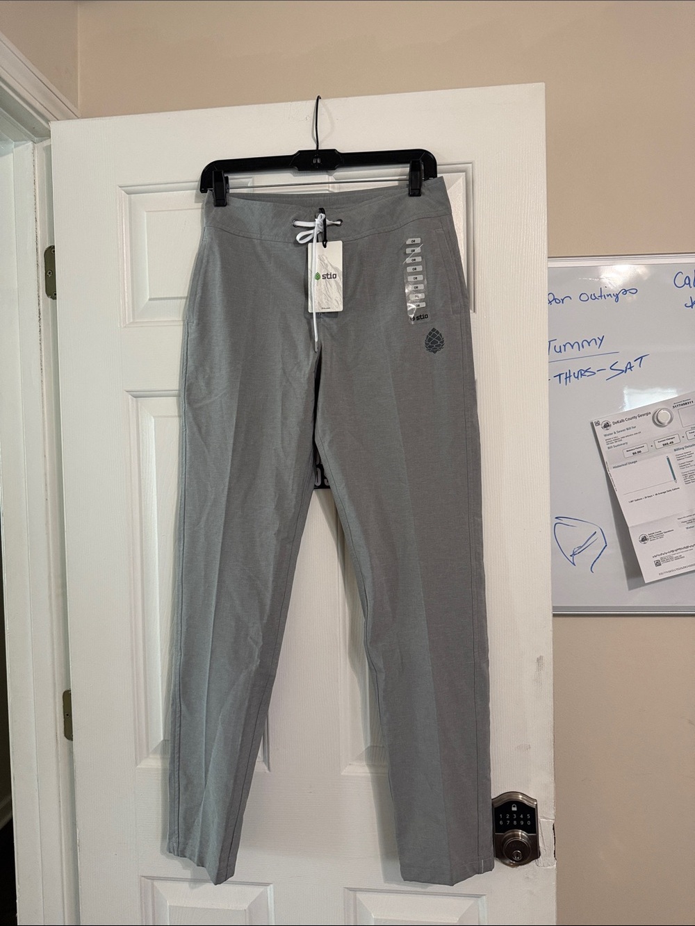 Stio Gray Kids Joggers with Drawcord